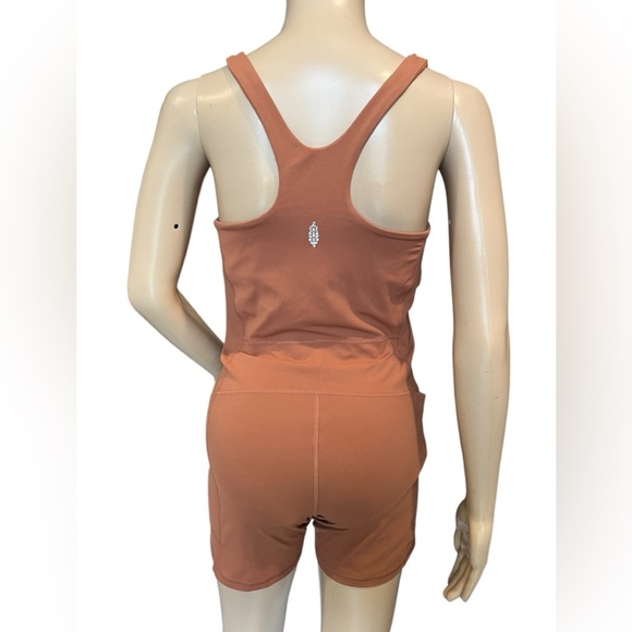 Free People FP Movement Womens Never Better Runsie In Sequola Gym Size Medium - Picture 6 of 14